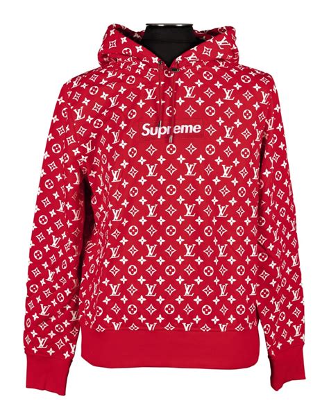 supreme and louis vuitton cheap hoodie